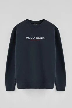Polo Club Sweat-Shirts*Sweat-shirt à coupe décontractée Established 2012 Bleu Marine