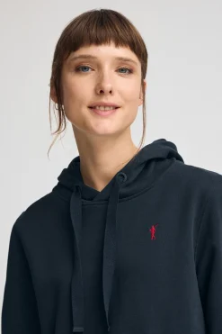 Polo Club Sweat-Shirts*Sweat-shirt à capuche et logo Rigby Go Bleu Marine