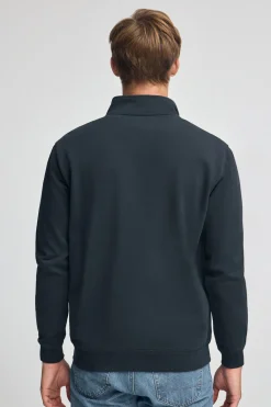 Polo Club Sweat-Shirts*Sweat-shirt à col montant, fermeture éclair avec logo Rigby Go Bleu Marine