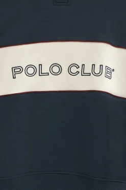 Polo Club Sweat-Shirts*Sweat-shirt à capuche et logo Bleu Marine