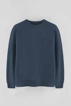 Polo Club Sweat-Shirts*Sweat-shirt à effet délavé avec logo Rigby Go Bleu Marine