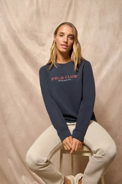 Polo Club Sweat-Shirts*Sweat-shirt à logo Bleu Marine
