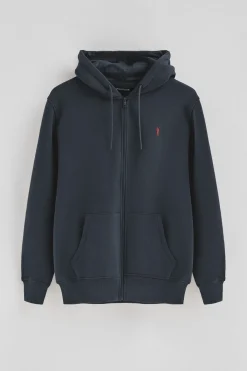 Polo Club Sweat-Shirts*Sweat-shirt avec capuche, fermeture éclair et logo Rigby Go Bleu Marine