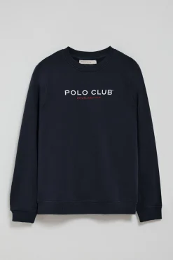 Polo Club Sweat-Shirts*Sweat-shirt et logo caoutchouté Bleu Marine