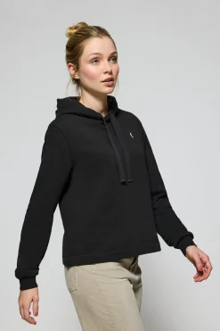 Polo Club Sweat-Shirts*Sweat-shirt à capuche e avec logo brodé Rigby Go Noir