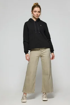 Polo Club Sweat-Shirts*Sweat-shirt à capuche e avec logo brodé Rigby Go Noir