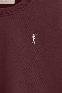 Polo Club Sweat-Shirts*Sweat-shirt couleur bordeaux à la coupe boxy et logo Rigby Go Bourgogne