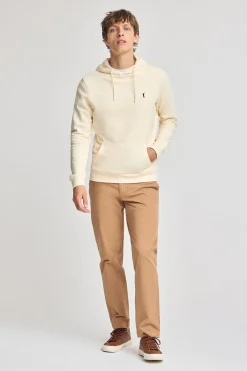 Polo Club Sweat-Shirts*Sweat-shirt couleur écru à capuche et broderie Rigby Go Beige