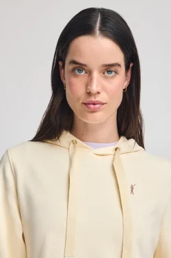 Polo Club Sweat-Shirts*Sweat-shirt couleur écru à capuche et broderie Rigby Go Beige