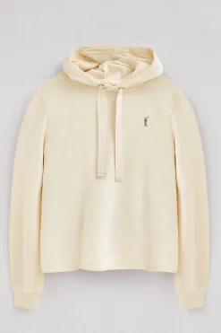Polo Club Sweat-Shirts*Sweat-shirt couleur écru à capuche et broderie Rigby Go Beige