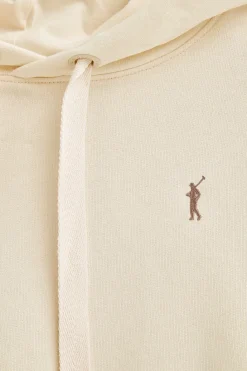 Polo Club Sweat-Shirts*Sweat-shirt couleur écru à capuche et broderie Rigby Go Beige