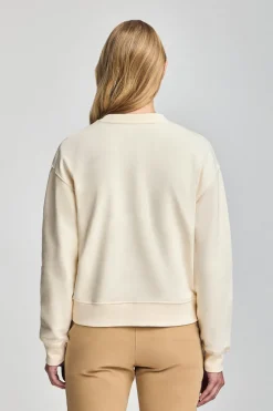 Polo Club Sweat-Shirts*Sweat-shirt couleur écru à col ras du cou et broderie logo Rigby Go Beige