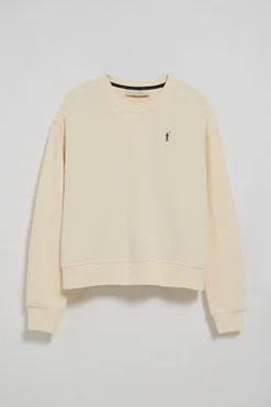 Polo Club Sweat-Shirts*Sweat-shirt couleur écru à col ras du cou et broderie logo Rigby Go Beige