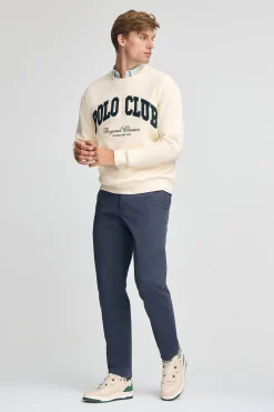 Polo Club Sweat-Shirts*Sweat-shirt couleur écrue à coupe ample Established 2012 Beige