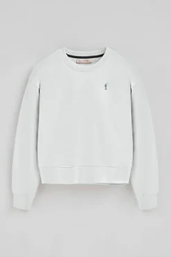 Polo Club Sweat-Shirts*Sweat-shirt couleur glacier à la coupe boxy et logo Rigby Go Glace