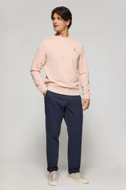 Polo Club Sweat-Shirts*Sweat-shirt couleur détente à col ras du cou et logo Rigby caoutchouté Maquillage