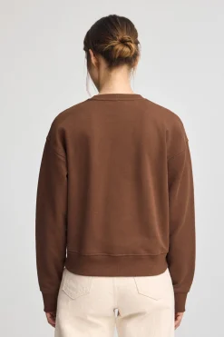 Polo Club Sweat-Shirts*Sweat-shirt couleur moka à la coupe boxy et logo Rigby Go Mocca