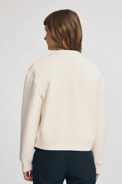 Polo Club Sweat-Shirts*Sweat-shirt écru à coupe boxy Established 2012 Beige