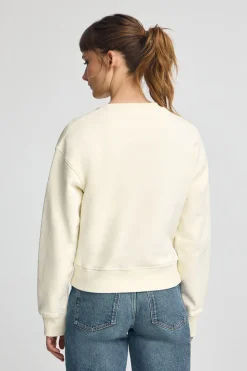 Polo Club Sweat-Shirts*Sweat-shirt écru à la coupe boxy et logo Rigby Go Beige