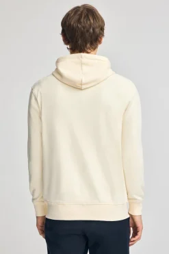 Polo Club Sweat-Shirts*Sweat-shirt écru avec capuche, fermeture éclair et logo Rigby Go Beige