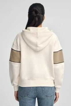 Polo Club Sweat-Shirts*Sweat-shirt écru avec capuche et logo Beige
