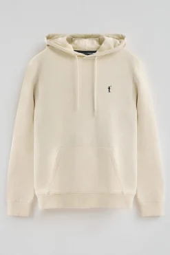 Polo Club Sweat-Shirts*Sweat-shirt écru avec capuche à coupe regular et logo Rigby Go Beige
