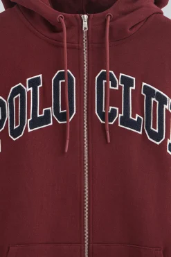 Polo Club Sweat-Shirts*Sweat-shirt à coupe ample avec logo Grenat