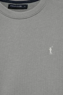 Polo Club Sweat-Shirts*Sweat-shirt détente à col ras du cou et broderie Rigby Go Gris