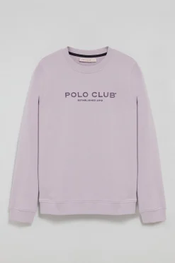Polo Club Sweat-Shirts*Sweat-shirt et logo caoutchouté Lavande