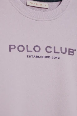 Polo Club Sweat-Shirts*Sweat-shirt et logo caoutchouté Lavande
