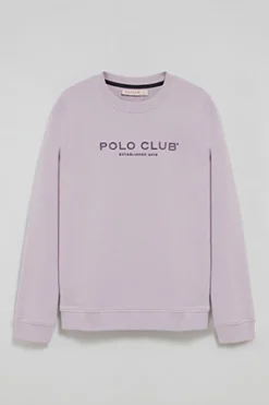 Polo Club Sweat-Shirts*Sweat-shirt et logo caoutchouté Lavande