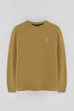 Polo Club Sweat-Shirts*Sweat-shirt à coupe décontractée et logo Rigby Go Moutarde