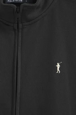 Polo Club Sweat-Shirts*Sweat-shirt à col montant, fermeture éclair et logo Rigby Go Noir