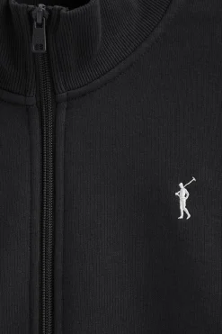 Polo Club Sweat-Shirts*Sweat-shirt à col montant, fermeture éclair avec logo Rigby Go Noir