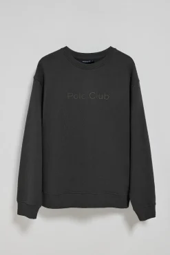 Polo Club Sweat-Shirts*Sweat-shirt à col ras du cou et logo Noir