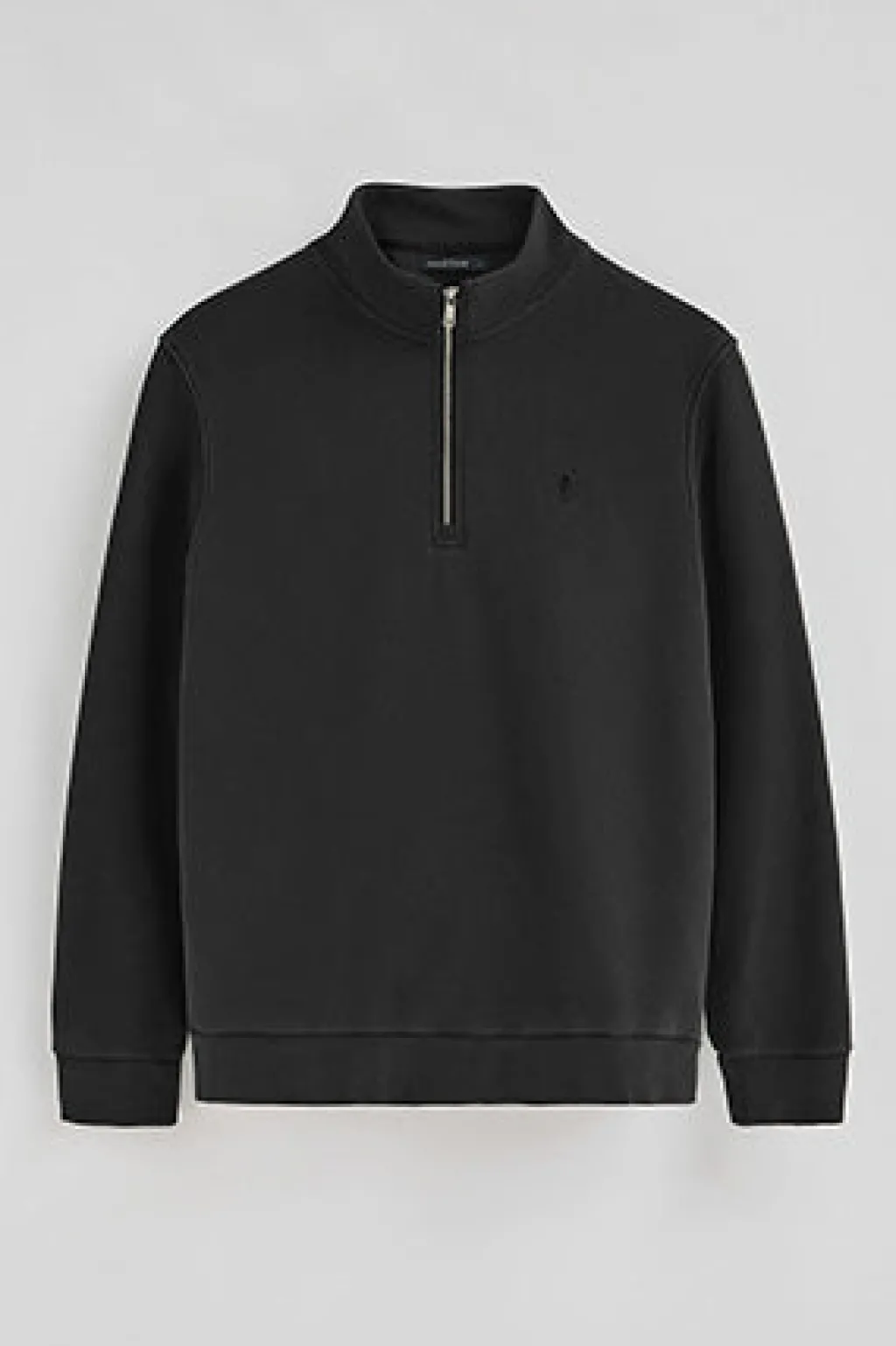 Polo Club Sweat-Shirts*Sweat-shirt à fermeture éclair partielle et effet délavé et logo Rigby Go Noir