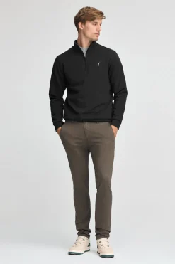 Polo Club Sweat-Shirts*Sweat-shirt à fermeture éclair partielle et logo Rigby Go Noir