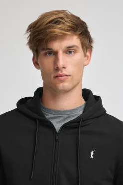 Polo Club Sweat-Shirts*Sweat-shirt avec capuche, fermeture éclair et logo Rigby Go Noir