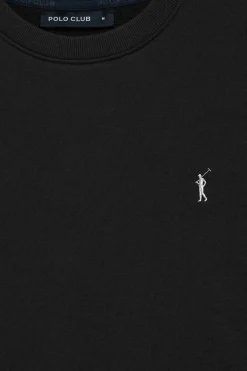 Polo Club Sweat-Shirts*Sweat-shirt détente à col ras du cou et broderie Rigby Go Noir