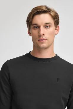 Polo Club Sweat-Shirts*Sweat-shirt effet délavé avec logo Rigby Go Noir