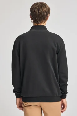 Polo Club Sweat-Shirts*Sweat-shirt ouvert à col montant et logo Rigby Go Noir