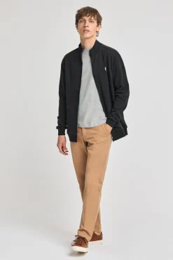 Polo Club Sweat-Shirts*Sweat-shirt ouvert à col montant et logo Rigby Go Noir
