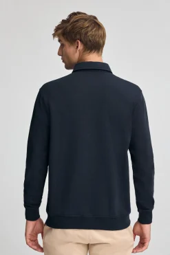 Polo Club Sweat-Shirts*Sweat-shirt polo à coupe regular et logo Rigby Go Bleu Marine