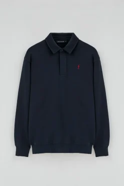 Polo Club Sweat-Shirts*Sweat-shirt polo à coupe regular et logo Rigby Go Bleu Marine