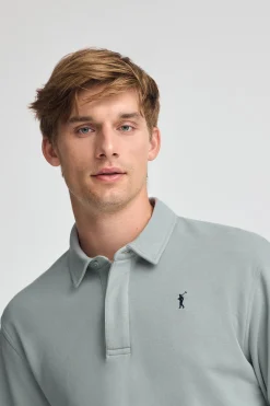Polo Club Sweat-Shirts*Sweat-shirt polo gris bleu à coupe regular et logo Rigby Go Bleu grisâtre