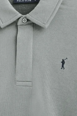 Polo Club Sweat-Shirts*Sweat-shirt polo gris bleu à coupe regular et logo Rigby Go Bleu grisâtre