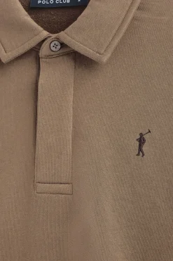 Polo Club Sweat-Shirts*Sweat-shirt polo marron à coupe regular et logo Rigby Go Brun