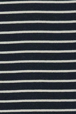 Polo Club Sweat-Shirts*Sweat-shirt rayé Captain avec monogramme brodé Bleu Marine