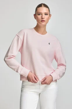 Polo Club Sweat-Shirts*Sweat-shirt à col ras du cou et broderie logo Rigby Go Rose