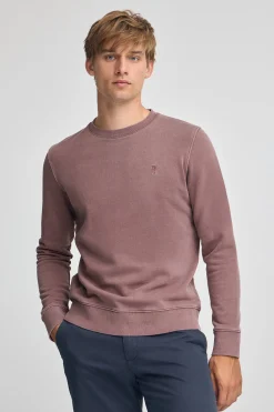 Polo Club Sweat-Shirts*Sweat-shirt à effet délavé avec logo Rigby Go Rose taupe
